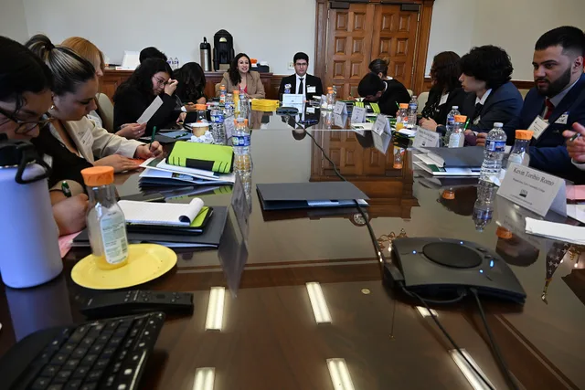 Silvia Fabela, Special Advisor, Office of the Secretary, talks with student interns from various universities during a summer internship orientation on Wednesday, May 29, 2024 at USDA Headquarters, Washington D.C.. The students are all from migrant and farmer working backgrounds will take part in pa. Which business internships courses are worth the fee