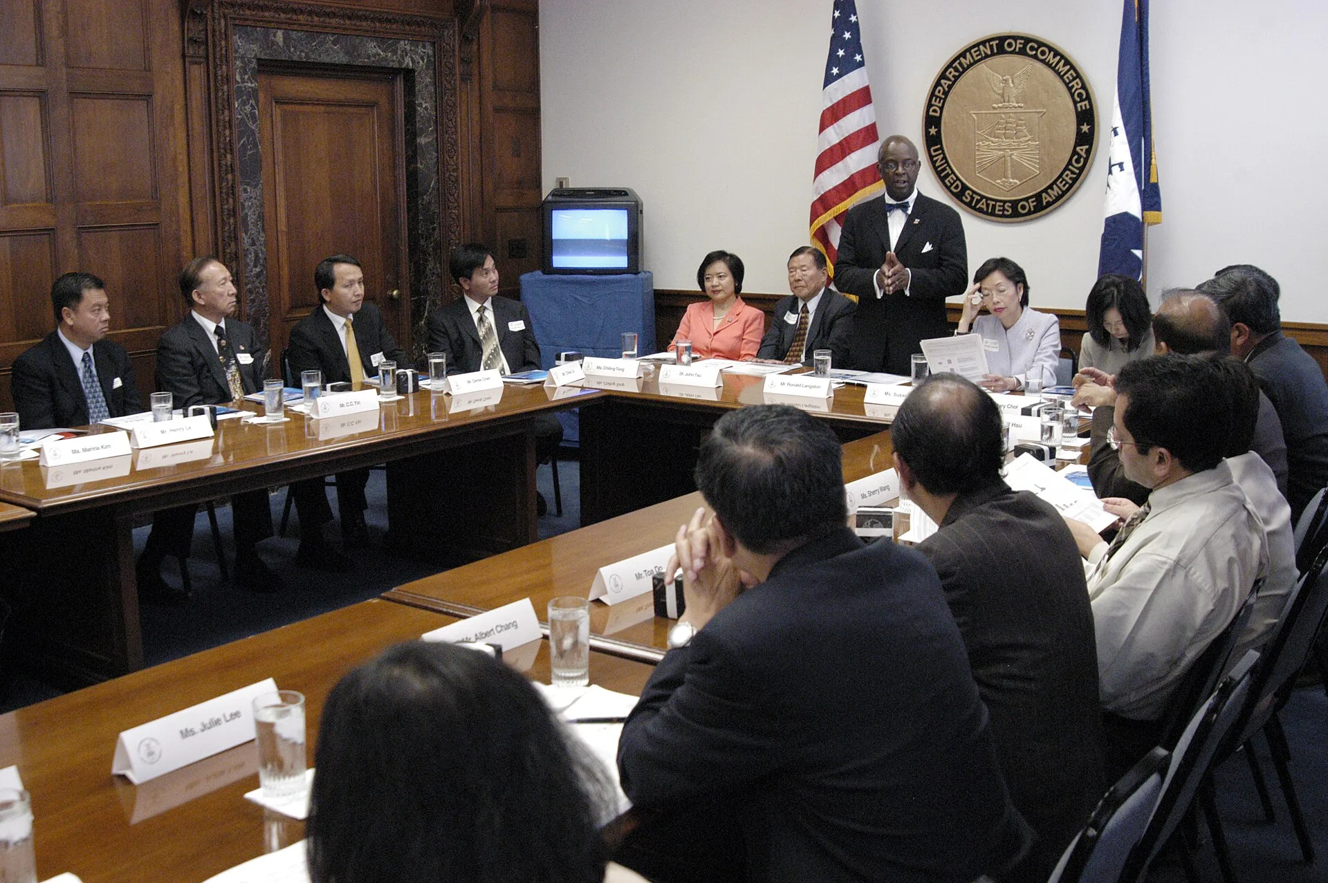 Assignment: MBDA_2003_5899_24] Minority Business Development Agency - MEDWEEK MEETING PRESS CONFERENCE WITH ASIAN AMERICAN BUSINESS [40_CFD_MBDA_2003_5899_24_DSC_2272.JPG. Business Development Jobs Career Path: Common Titles