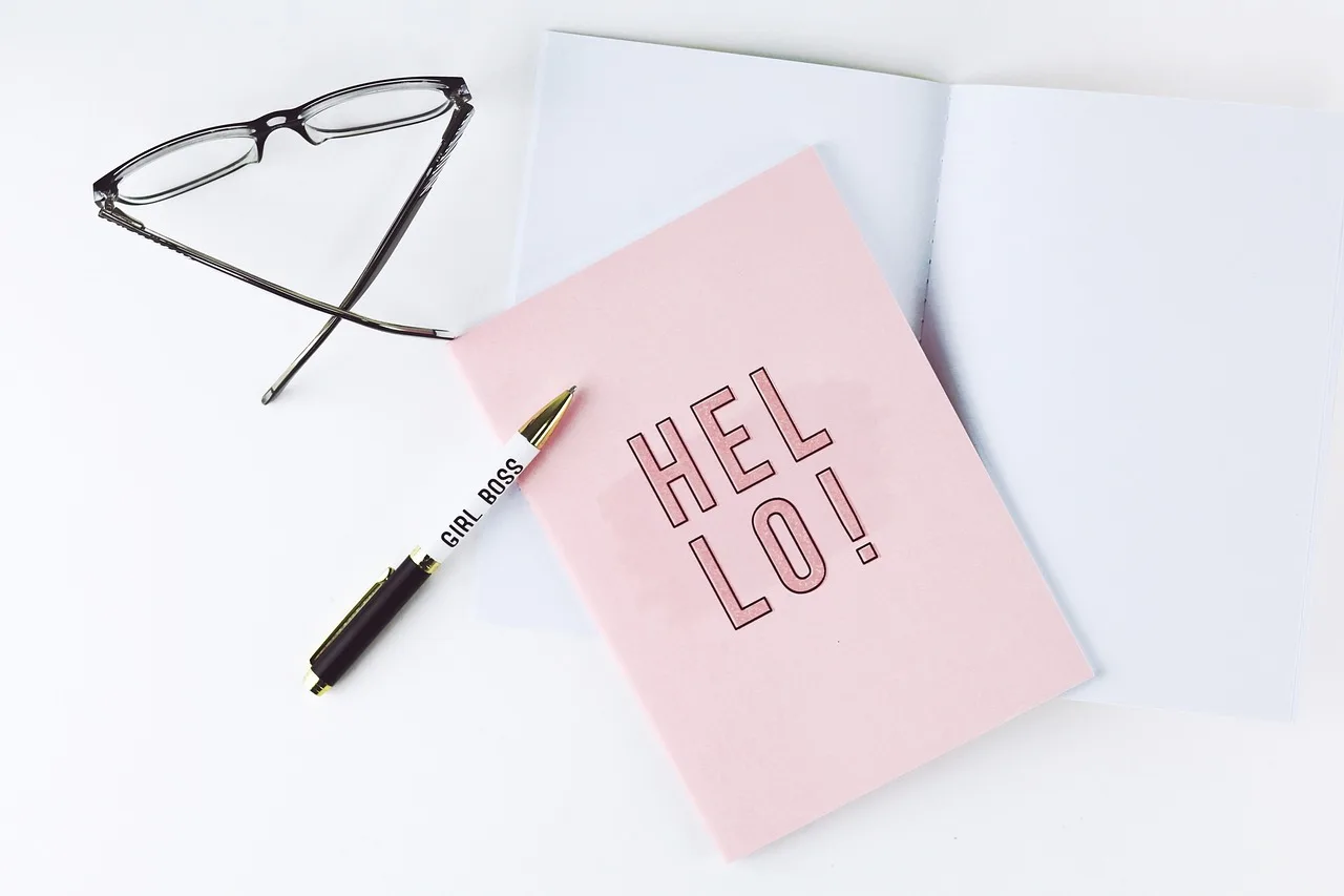 notebook, pen, white desk, girl boss, glasses, hello, hello, hello, hello, hello, hello. How to think about resumes and cover letters jobs